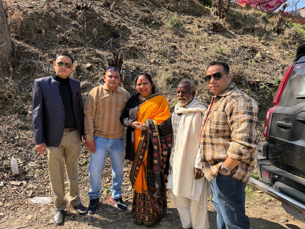 कांग्रेस नेत्री अरुणा कुमार ने किया जनसंपर्क