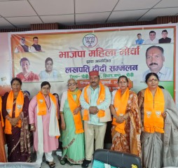 पौड़ी विधायक ने 56 लखपतिदियों को किया