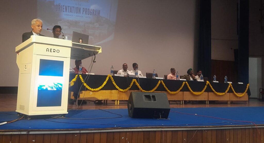 जीबीपीआईईटी में नवप्रवेशित विद्यार्थियों के लिए ओरिएंटेशन कार्यक्रम आयोजित