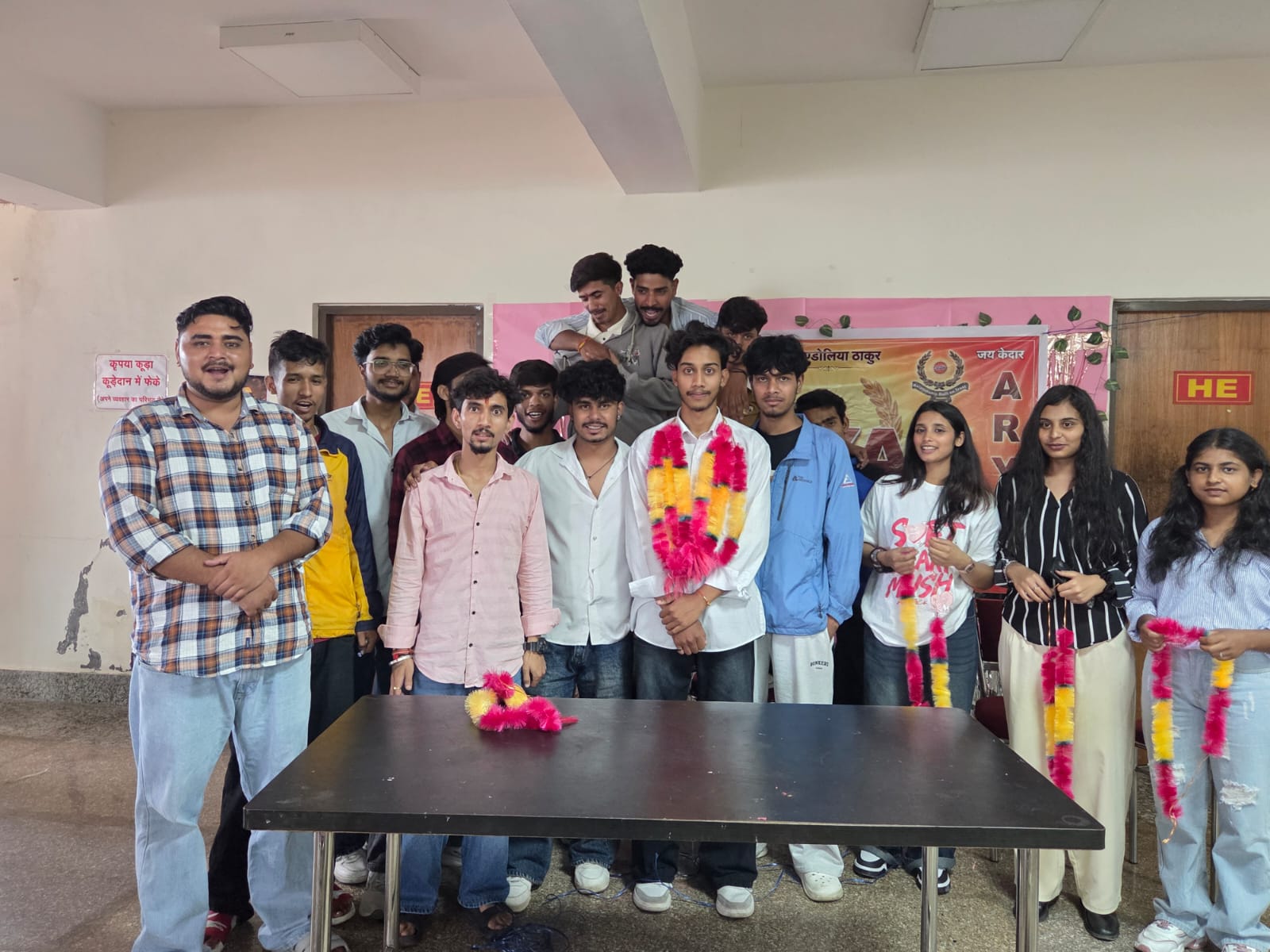 आर्यन छात्र संगठन की बैठक, छात्रसंघ चुनाव का किया आगाज