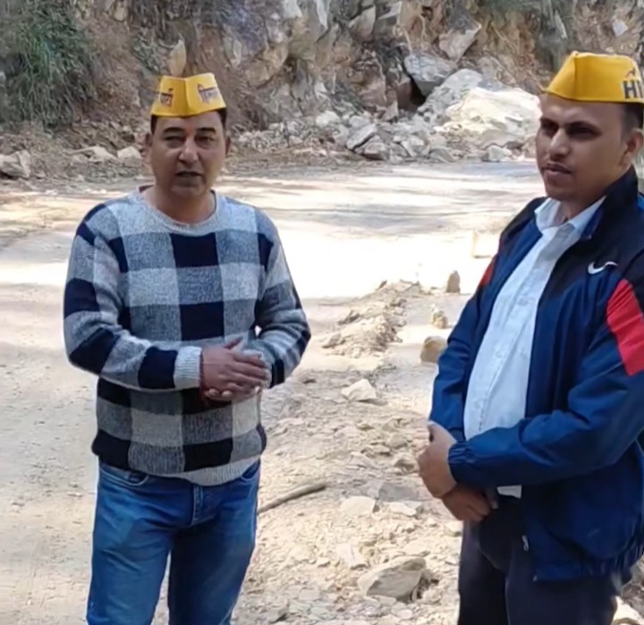 पोखड़ा–सराईखेत सड़क चौड़ीकरण कार्य की गुणवत्ता पर हिमालय क्रांति पार्टी ने उठाए सवाल